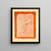 Een genie serveert een ontbijt - Paul Klee — ingelijst kunstwerk aan de muur