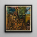 Stad van de graven - Paul Klee — ingelijst kunstwerk aan de muur
