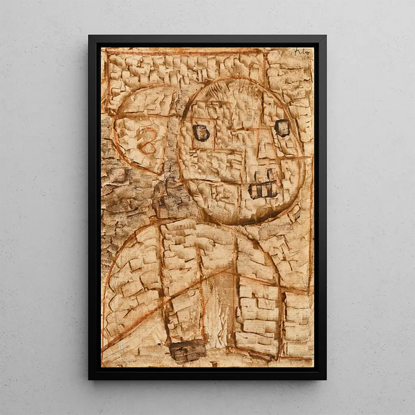 Hrender - Paul Klee — ingelijst kunstwerk aan de muur