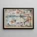In het rijk van de lucht - Paul Klee — ingelijst kunstwerk aan de muur