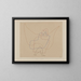 In de zorg van de engelen - Paul Klee — ingelijst kunstwerk aan de muur