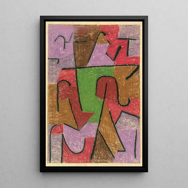India - Paul Klee — ingelijst kunstwerk aan de muur