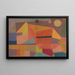 Blijdzaam berglandschap - Paul Klee — ingelijst kunstwerk aan de muur