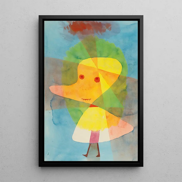 Petit Fantôme de Jardin - Paul Klee — ingelijst kunstwerk aan de muur