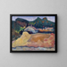 Landschap - Paul Klee — ingelijst kunstwerk aan de muur