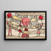 Fête des Lanternes Bauhaus - Paul Klee — ingelijst kunstwerk aan de muur