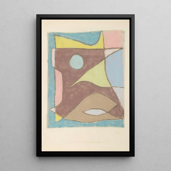 Masque de Guide Sous-Marin - Paul Klee — ingelijst kunstwerk aan de muur