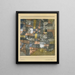 Noord-Duitsland - Paul Klee — ingelijst kunstwerk aan de muur