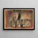 Zonder titel De maat van de reis - Paul Klee — ingelijst kunstwerk aan de muur