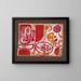 Rumeur - Paul Klee — ingelijst kunstwerk aan de muur