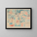 Rode Aarde - Paul Klee — ingelijst kunstwerk aan de muur