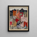 Cité des Églises - Paul Klee — ingelijst kunstwerk aan de muur
