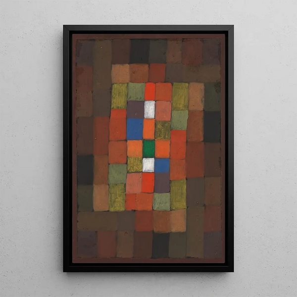 Gradation statische-dynamische - Paul Klee — ingelijst kunstwerk aan de muur