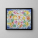 Constructie van een bergtheater - Paul Klee — ingelijst kunstwerk aan de muur