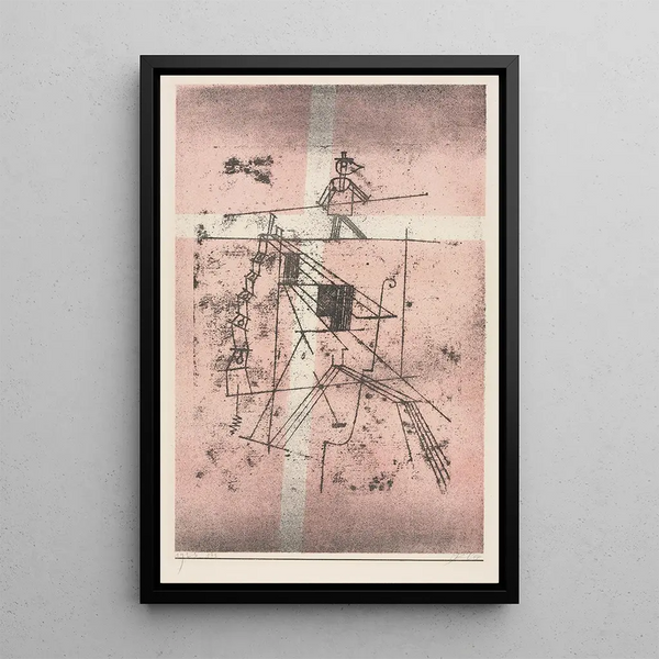 Funambule - Paul Klee — ingelijst kunstwerk aan de muur