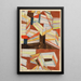 Transparent Perspective Collage II - Paul Klee — framed artwork on a wall