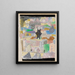 Onder een zwarte ster - Paul Klee — ingelijst kunstwerk aan de muur