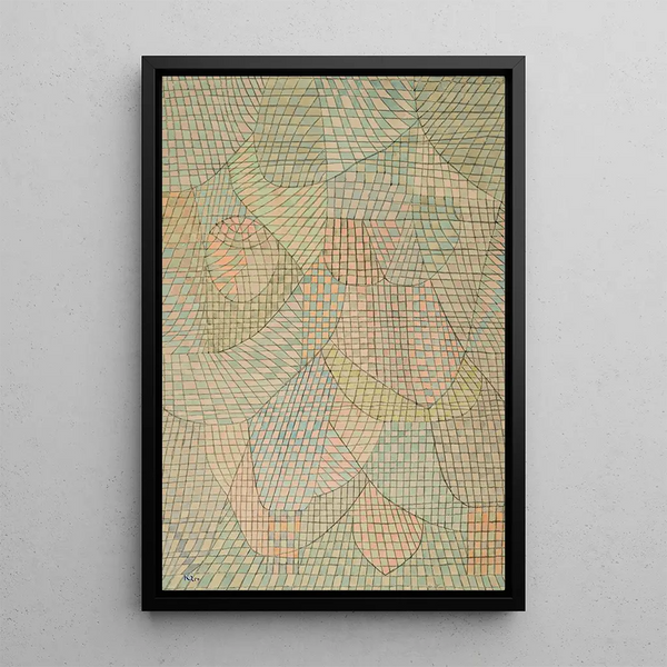 Voilé - Paul Klee — ingelijst kunstwerk aan de muur