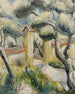 Landschap aan de uitgang van het park in het zuiden van Frankrijk - Paul Kleinschmidt — weergave van het kunstwerk