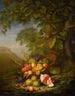 Natuurschilderij in een landschap - Paul Lacroix — weergave van het kunstwerk