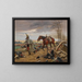 Na de strijd - Paul Louis Narcisse Grolleron — ingelijst kunstwerk aan de muur