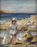 Aan het strand - Paul Michel Dupuy — weergave van het kunstwerk