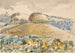 Landschap van de Wittenham Clumps - Paul Nash — weergave van het kunstwerk
