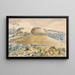 Landschap van de Wittenham Clumps - Paul Nash — ingelijst kunstwerk aan de muur