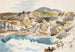La piscine bleue - Paul Nash — weergave van het kunstwerk