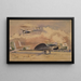 Bombardiers Whitley au Soleil - Paul Nash — framed artwork on a wall
