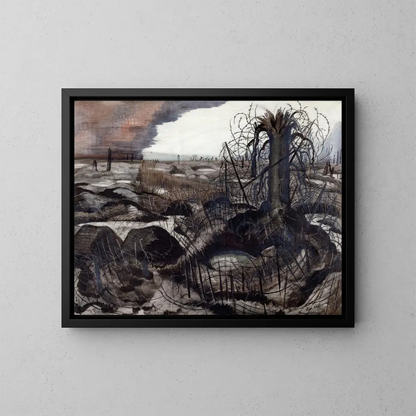 Fil - Paul Nash — ingelijst kunstwerk aan de muur