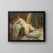Acte féminin avec bas - Paul Paede — ingelijst kunstwerk aan de muur