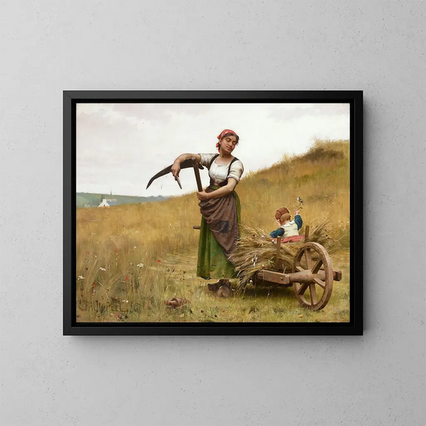 Adoration - Paul Peel — framed artwork on a wall