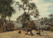 Markt scène in Choubra, Caïro - Paul Philippoteaux — weergave van het kunstwerk