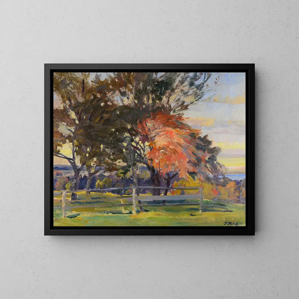 Hêtre de feu - Paul Roloff — framed artwork on a wall