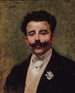 Portret van Félicien Champsaur 1859-1934 romanschrijver - Paul San — weergave van het kunstwerk