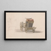 Een koets met koninklijke wapenschilden - Paul Sandby — ingelijst kunstwerk aan de muur