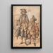 Caricatuur van George Bubb Dodington en Sir Thomas Robinson - Paul Sandby — ingelijst kunstwerk aan de muur