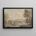 Ipswich Painting from the Gardens of Christchurch Manor - Paul Sandby — framed artwork on a wall
