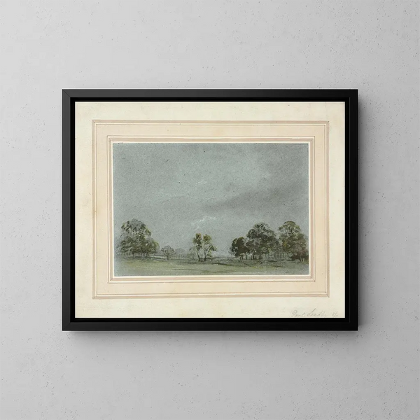Landscape Painting - Paul Sandby — framed artwork on a wall