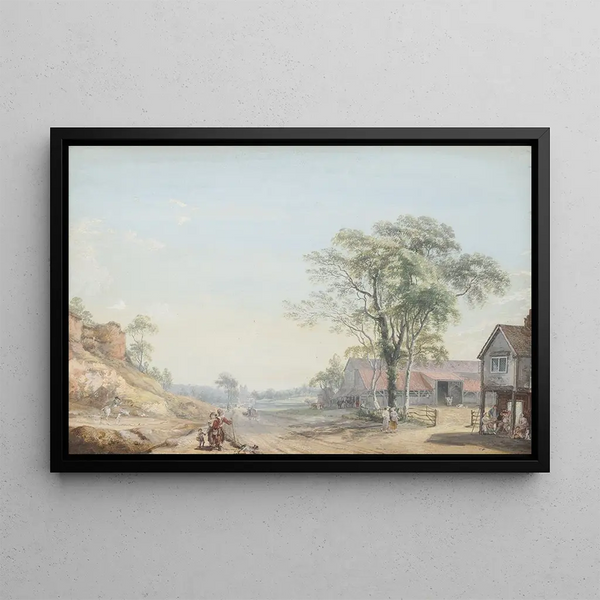 Midi - Paul Sandby — ingelijst kunstwerk aan de muur