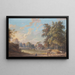 scène in Worcestershire - Paul Sandby — ingelijst kunstwerk aan de muur