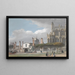 van het Chapelle Saint-Georges à Windsor en de ingang van de kloostergang - Paul Sandby — ingelijst kunstwerk aan de muur