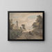 De tol van Bayswater - Paul Sandby — ingelijst kunstwerk aan de muur
