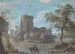 L'Entrée du château de Chepstow - Paul Sandby — weergave van het kunstwerk