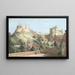 Château de Windsor, la tour ronde, la cour royale et la tour du diable depuis le Black Rod - Paul Sandby — ingelijst kunstwerk aan de muur