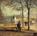 Het Quai de l'Hôtel de Ville gezien vanaf het eiland de la Cité - Paul Schaan — weergave van het kunstwerk