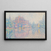 Auxerre, de rivier - Paul Signac — ingelijst kunstwerk aan de muur