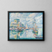 Barfleur - Paul Signac — ingelijst kunstwerk aan de muur