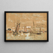Bateaux Honfleur - Paul Signac — ingelijst kunstwerk aan de muur